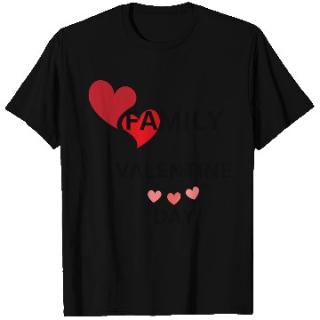 Discover I Love My Family Valentines Day Design T Shirts