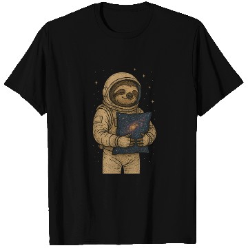 Discover Cosmic Sloth in Space Suit T Shirts