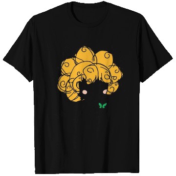 Discover Whimsical Fairy with Gold Curl Hair T Shirts