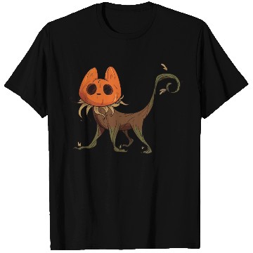 Discover Whimsical Jack-o'-Lantern Cat Hybrid T Shirts