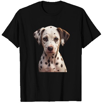 Discover Dalmatian Puppy Portrait on T Shirts