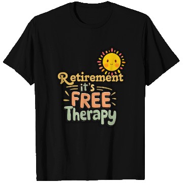 Discover Retirement Humor Sun Illustration T Shirts