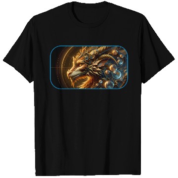 Discover Fantasy Orb Dragon Logo T Shirts