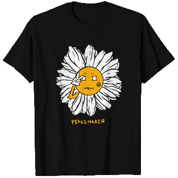 Discover Peaceful Daisy Sunflowers Design T Shirts