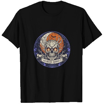 Discover Haunted Harvest Halloween Design T Shirts