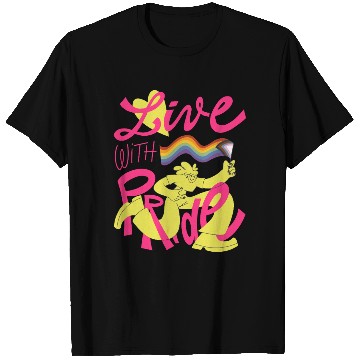 Discover Live with Pride - LGBTQ+ Statement T Shirts