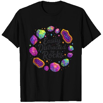 Discover Vibrant Cosmic Ruby Crystal Art T Shirts