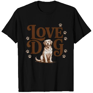 Discover Adorable Labrador Love Illustration T Shirts