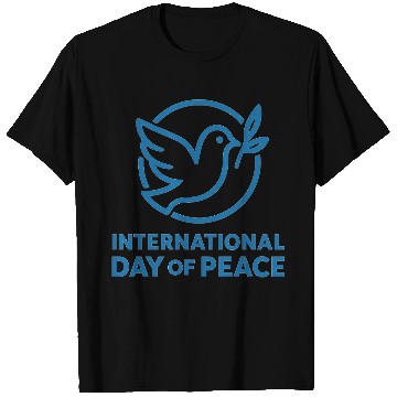Discover Peace Dove with Olive Branch Illustration T Shirts