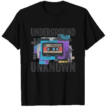 Discover Underground Cassette Tape Urban Art T Shirts