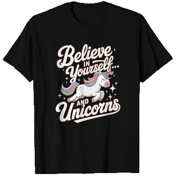 Discover Inspirational Unicorn and Self-Belief Design T Shirts