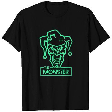 Discover Neon Circus Horror Skull Design T Shirts