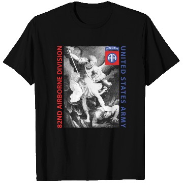 Discover 82nd Airborne - Saint Michael T Shirts