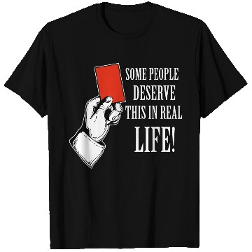 Discover Red card funny designs T Shirts