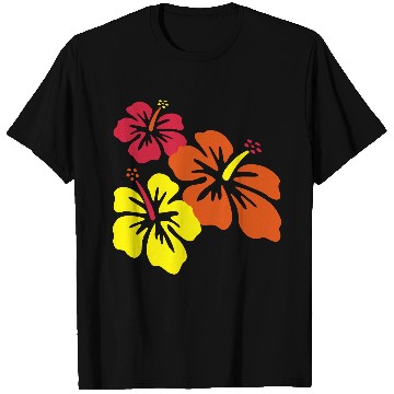Discover hibiscus triple T Shirts