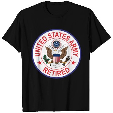 Discover Army Retired T Shirts