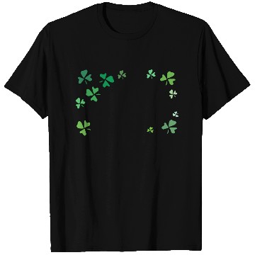 Discover Dark green shamrocks, St Patrick's T Shirts
