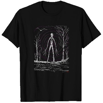 Discover creepy slender man T Shirts