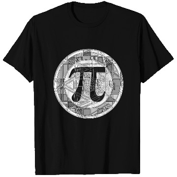 Discover Pi Day Symbol Round T Shirts