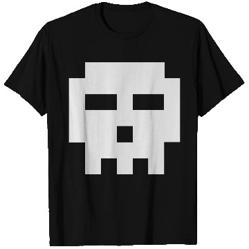 Discover Scott Pilgrim 8-bit Skull Vector T Shirts