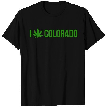Discover I Love Colorado Marijuana T Shirts