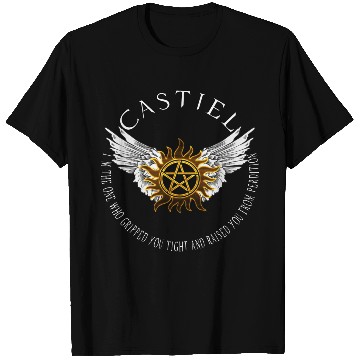 Discover Castiel Protection Symbol T Shirts