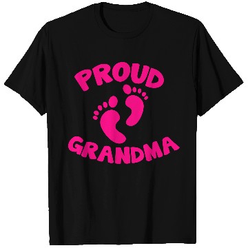 Discover proud grandma with cute little maternity feet T Shirts