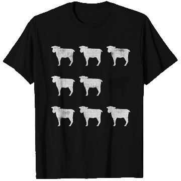 Discover Many White Sheep: One Black Sheep T Shirts