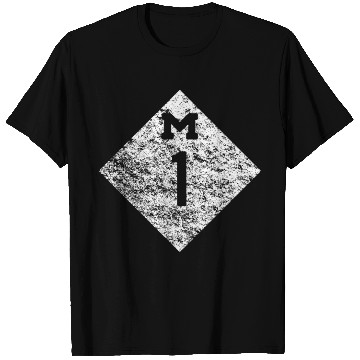 Discover Distressed Classic M-1 Woodward Detroit T Shirts