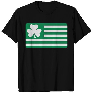 Discover Irish Shamrock flag T Shirts