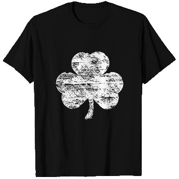 Discover Distressed White Shamrock T Shirts