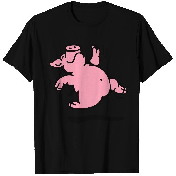 Discover Happy dancing Pig T Shirts