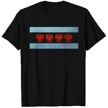Discover Chicago Polish Flag T Shirts