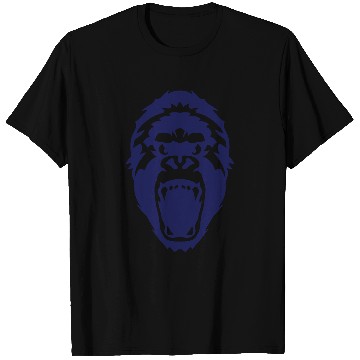 Discover gorilla head wild animal T Shirts