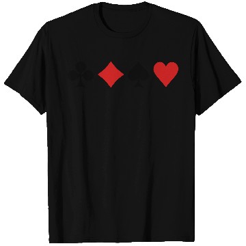 Discover Playing Card Suits T Shirts