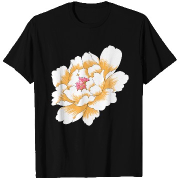 Discover DELICATE YELLOW PASTEL PEONY T-Shirts
