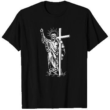 Discover Jesus Christ and a cross T Shirts