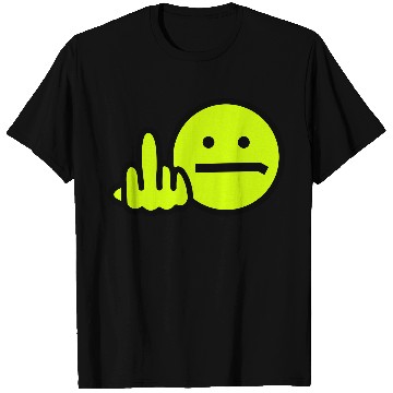 Discover Angry Smiley technical remix T Shirts