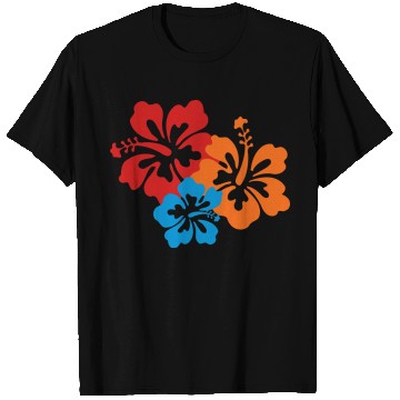 Discover Icon Hibiscus Flowers 2b T Shirts