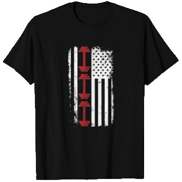 Discover Workout - Awesome american flag T Shirts