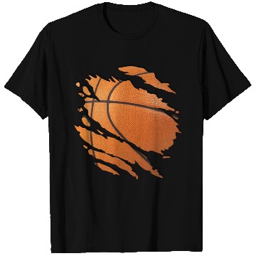 Discover Torn Basketball Art Design T Shirts