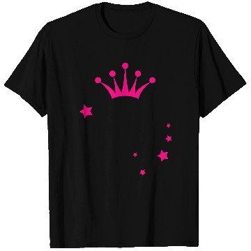 Discover Prinzess Crown with Stars T Shirts