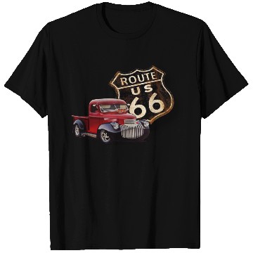 Discover Route 66 Street Rod T Shirts