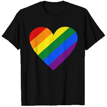 Discover Rainbow Heart T Shirts