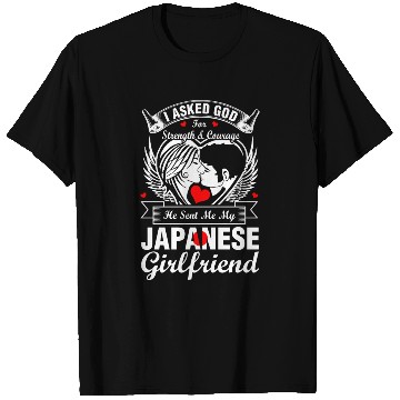 Discover I Asked God For Japanese Girlfriend T Shirts