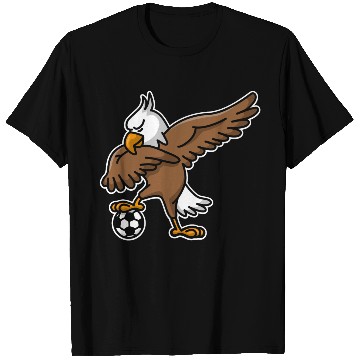Discover Dabbing dab American Eagle soccer football T Shirts