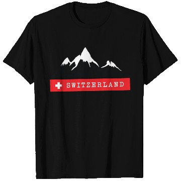 Discover Switzerland, Mountains, Alps, Swiss, Nature, Snow T Shirts