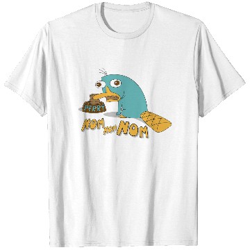 Discover Disney Phineas And Ferb Perry The Platypus Nom Nom Nom T-Shirts