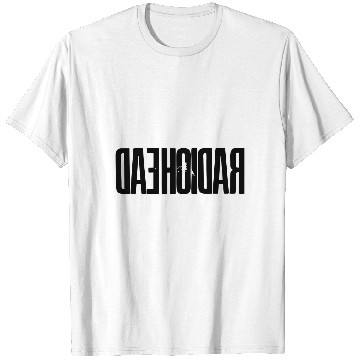 Discover Radiohead Mirrored Black T-Shirts