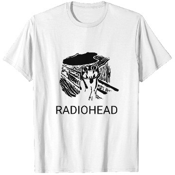 Discover Scared in Black Radiohead T-Shirts
